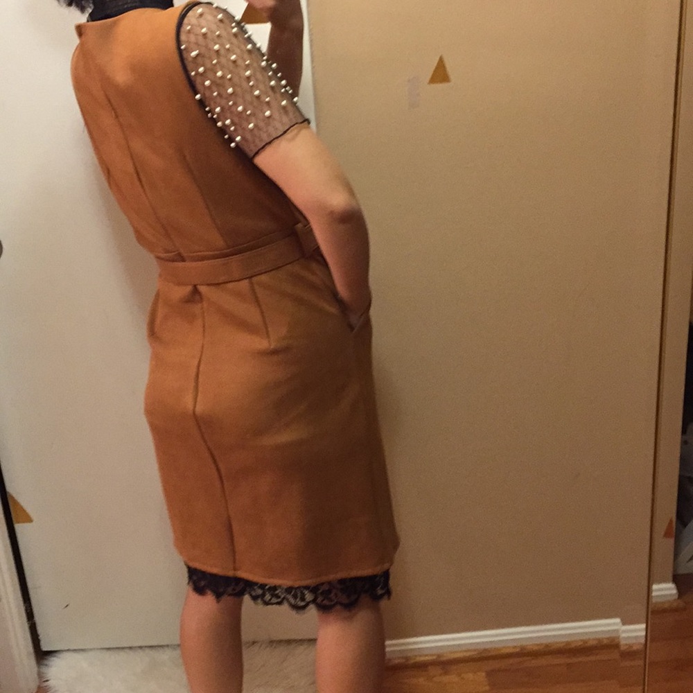 Dress with belt. S - Picture 6 of 8